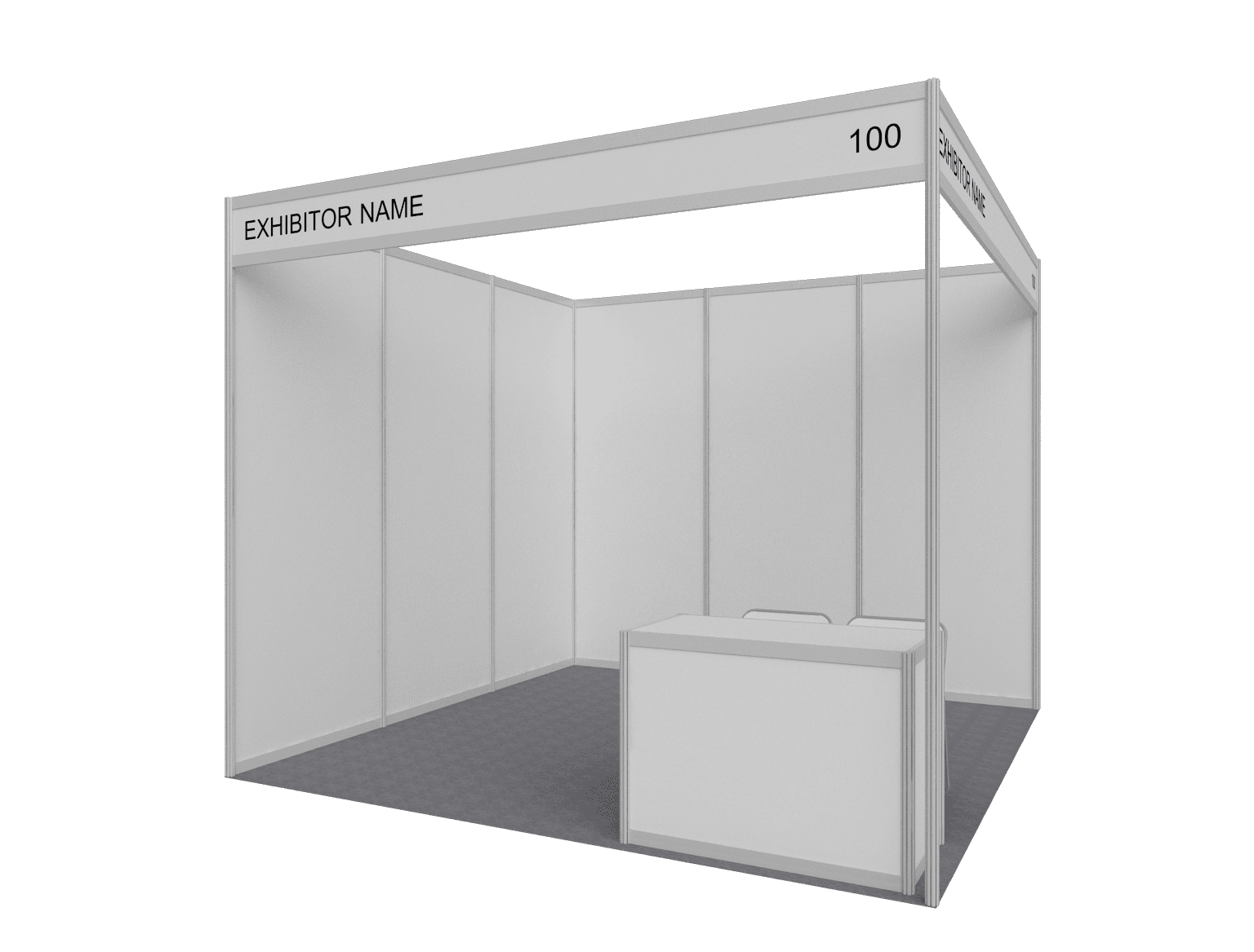 Standard Booth 3m x 3m