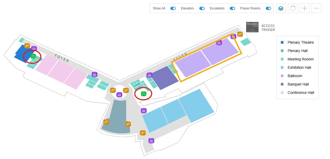 MGF 2026 venue floor plan